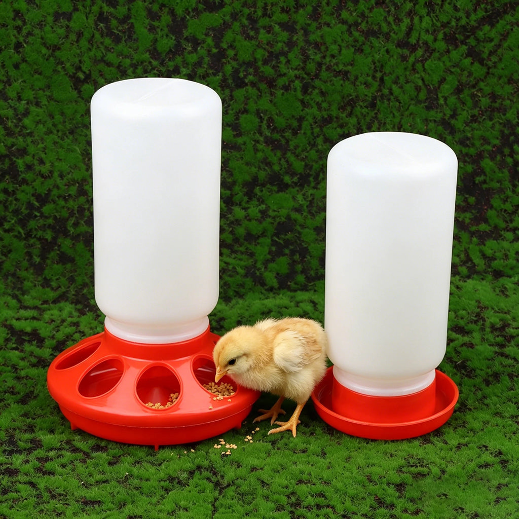Distributore automatico di cibo e acqua per polli – contenitore in plastica