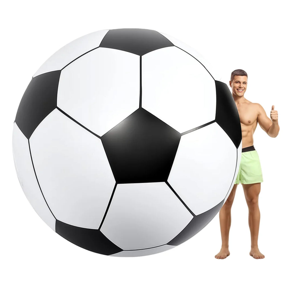 Outdoor Games Inflatable Toys Grass Soccer Ball School Fun Sports Ball Beach Ball Thickened PVC Inflatable Giant Football