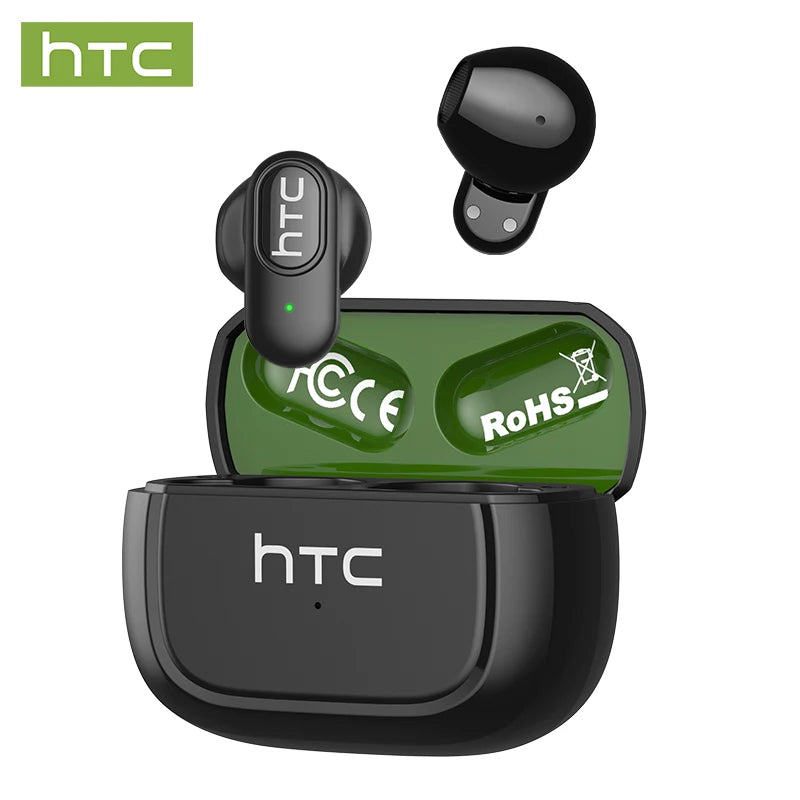 Auricolari Bluetooth TWS Mini con riduzione rumore, touch e ricarica wireless