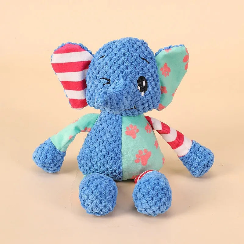 Gioco di peluche per cani – Animale carino, resistente al morso, con fischio