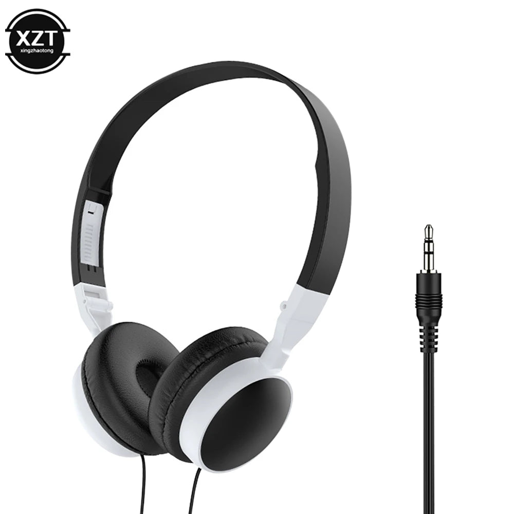 Headset Gaming con Subwoofer Cablate, Suono Hi‑Fi, Pieghevole e Portatile