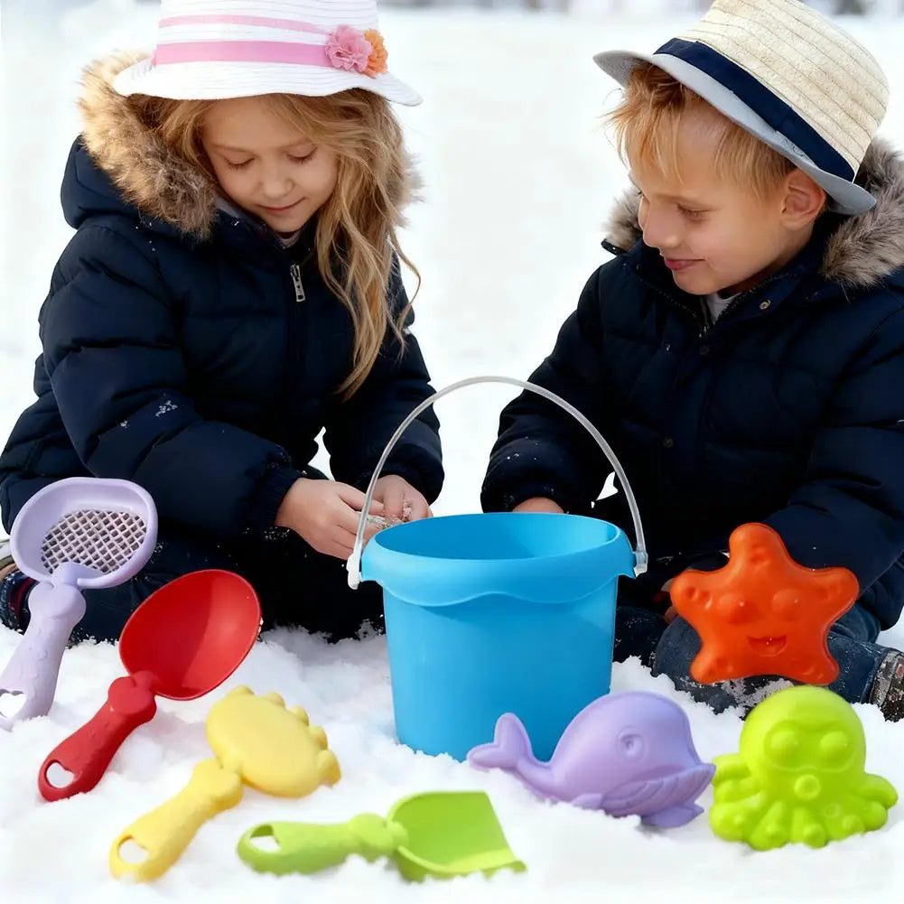 Set Gioco da Spiaggia per Bambini – Secchiello, Paletta, Rastrello e…