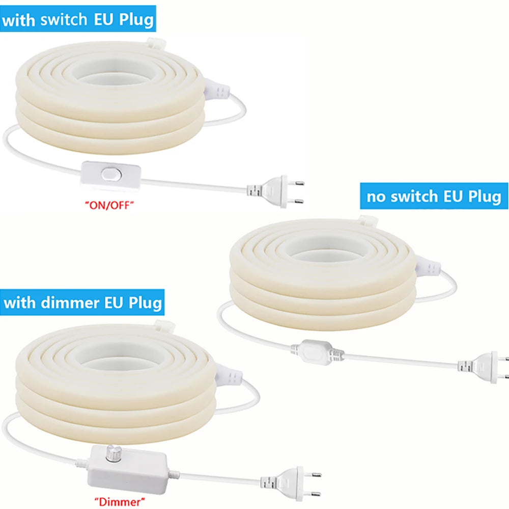 Striscia LED COB dimmerabile 220V, impermeabile, 288 LED/m, 3000‑6500K