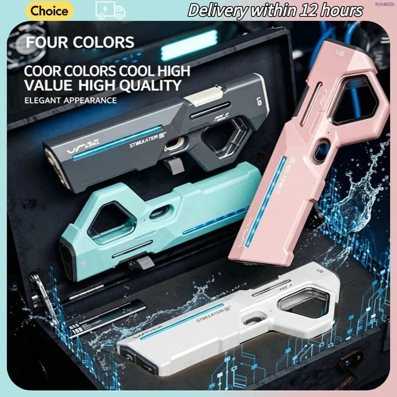 Pistola d'Acqua Elettrica con Ricarica e Serbatoio Capiente – Gioco Estivo ad…