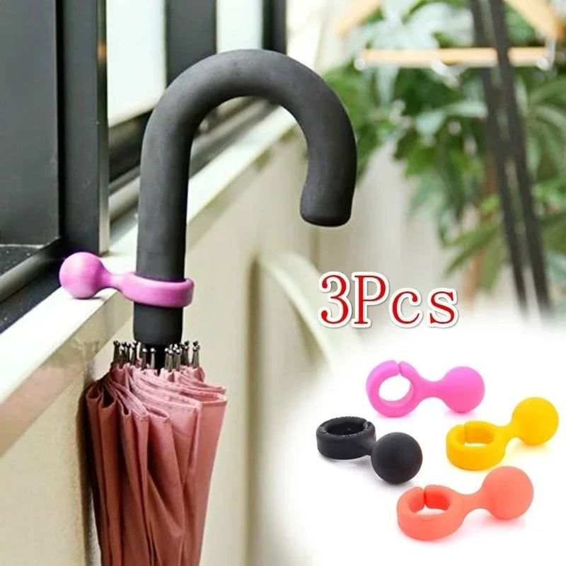 Set da 3 supporti a anello per ombrelli – Design colorato e compatto