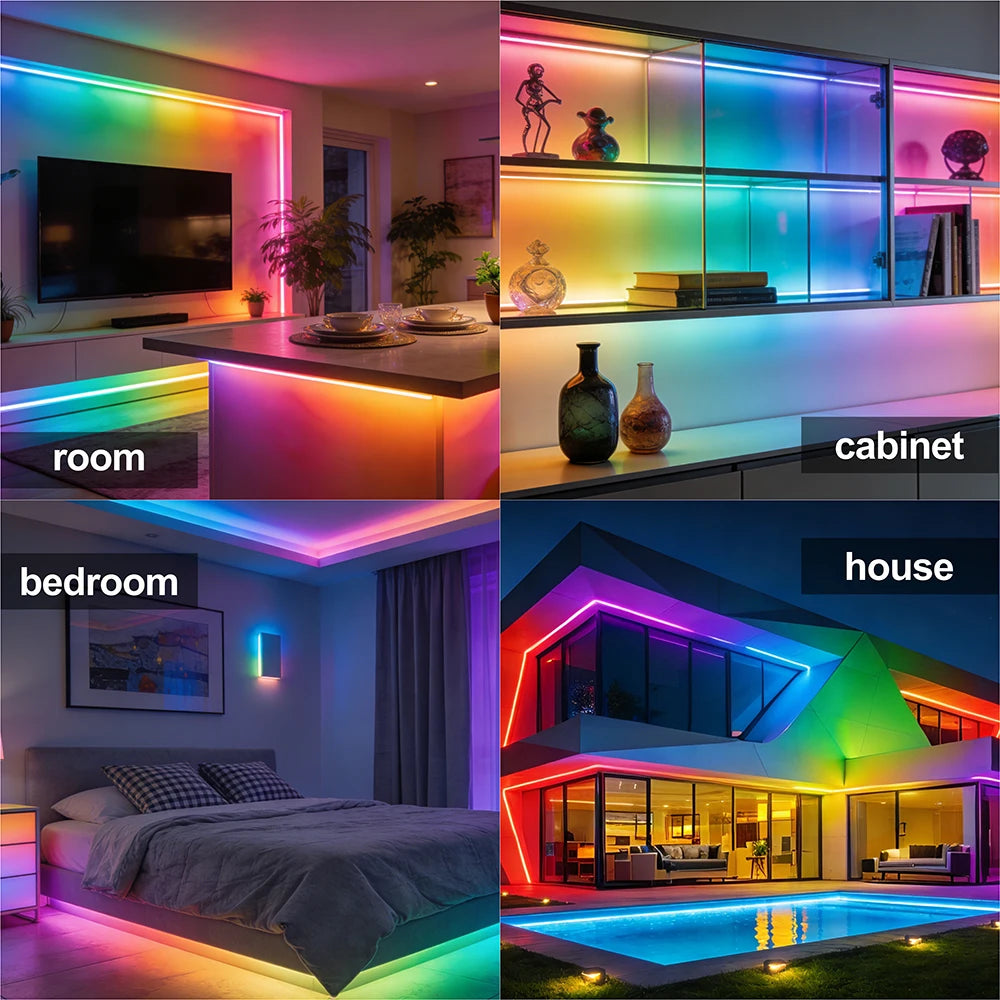 Striscia LED RGB Addressable 5V WS2812B 60 LED/m – IP65 Waterproof