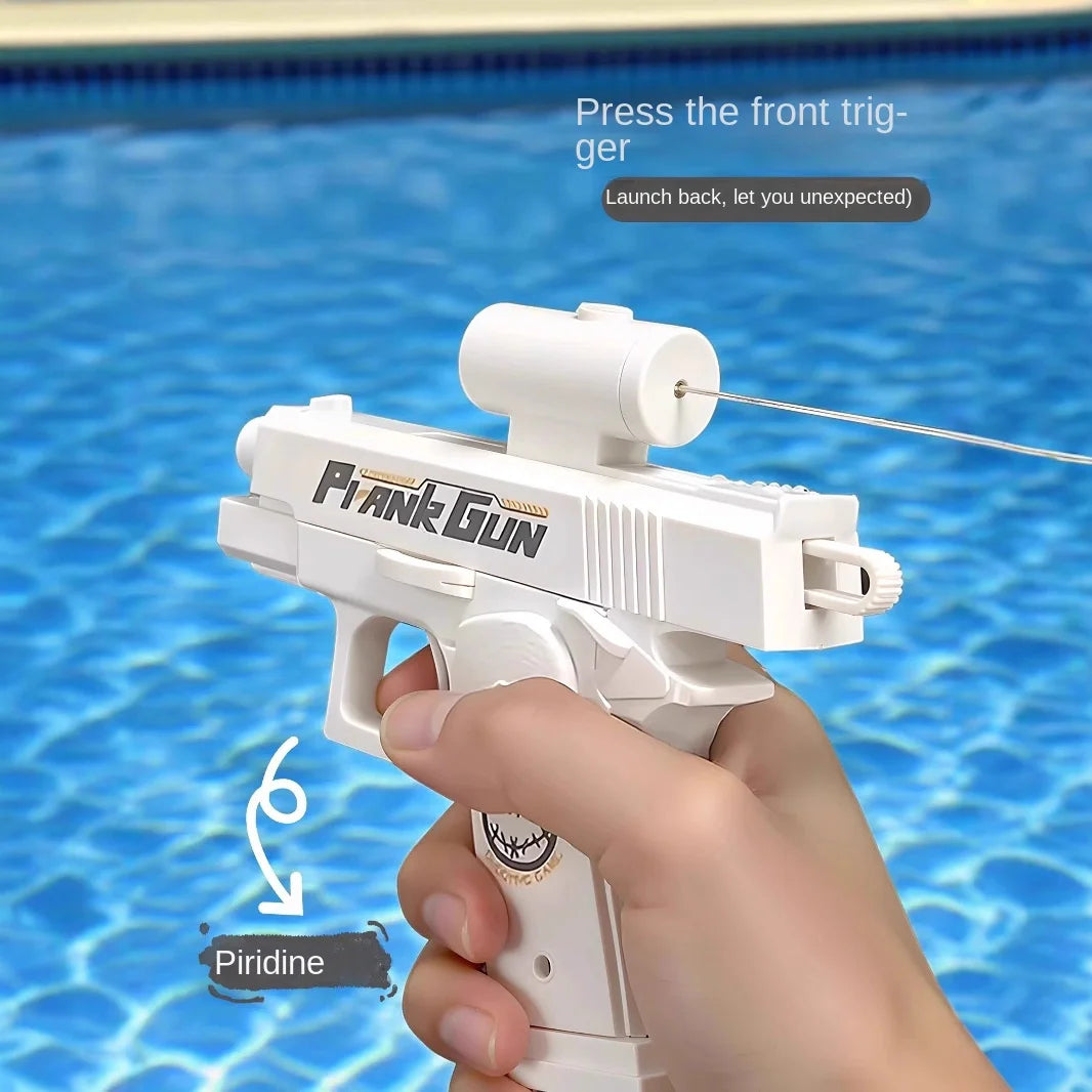 Pistola Acqua Doppia Retro - Giocattolo Prank Estate per Adulti e Bambini