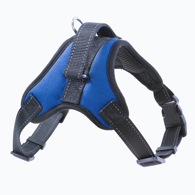 Imbracatura per Cani Vest Taglie S M L - Nylon Riflettente, Chiusura Lampo