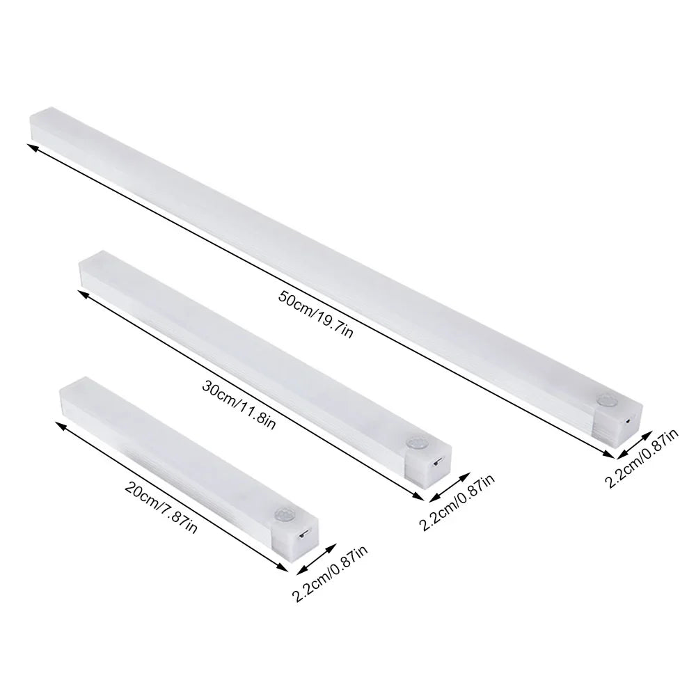 Luce Notturna a Sensore di Movimento Ricaricabile LED per Armadi e Corridoi