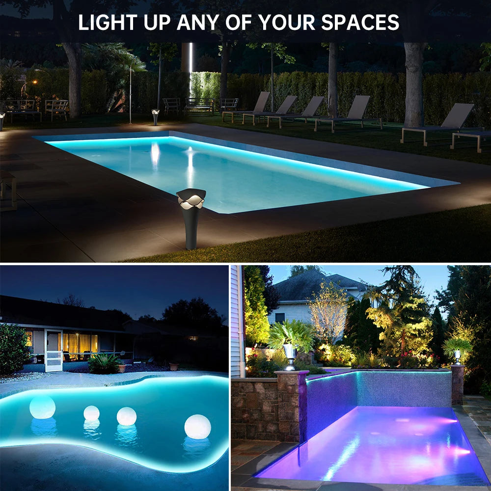 Striscia LED 2835 IP68 Waterproof 12V/24V 120LED/m Flexibile e Tagliabile