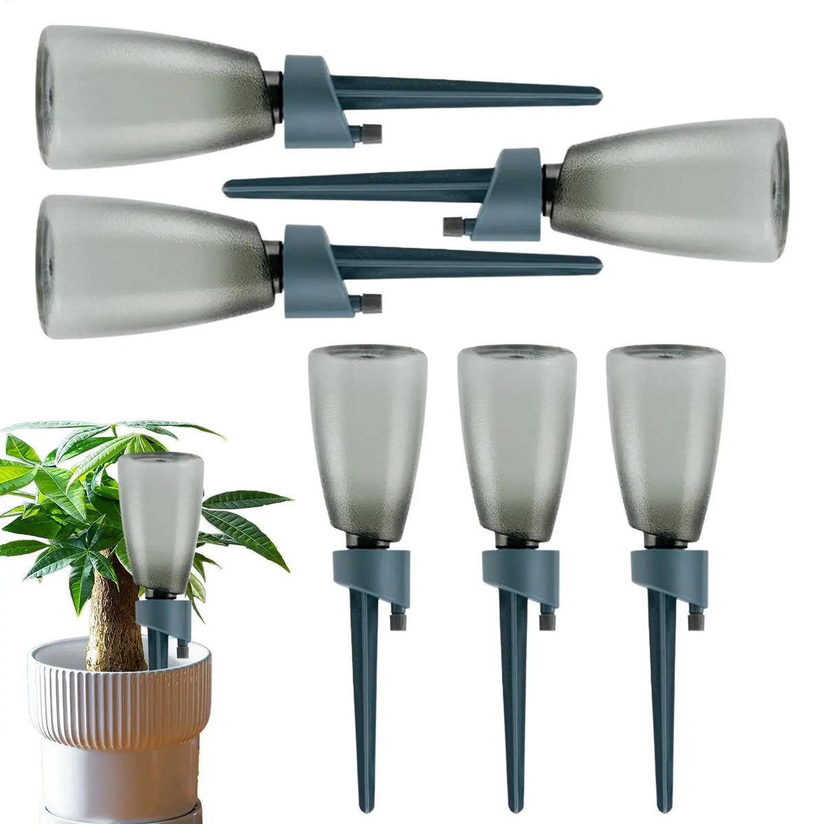Set da 6 irrigatori automatici per piante – Goccia per interno ed esterno