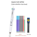 Penna gel cancellabile 5 in 1 multicolore con refill e matita automatica
