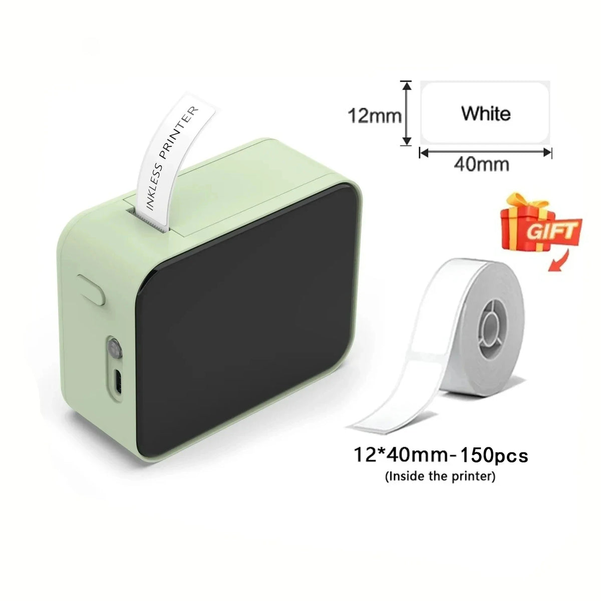Stampante termica portatile Mini P15 Bluetooth per etichette 15 mm