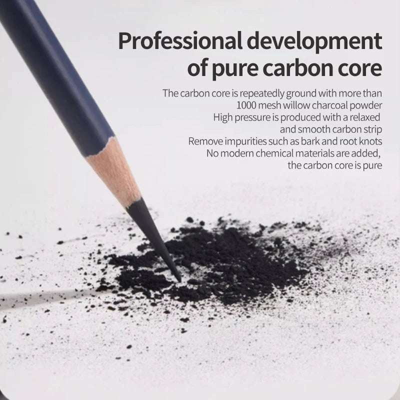Set da 5/10 matite per disegno a carboncino e grafite - Sketch professionale
