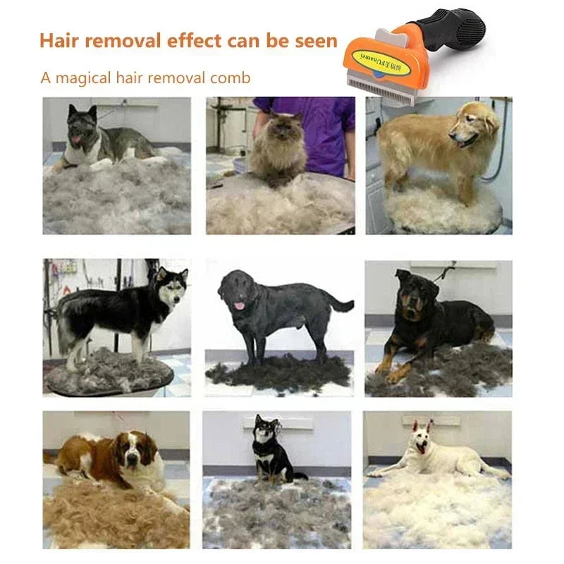 Spazzola anti-pelo per cani e gatti – Riduce la perdita fino al 90%