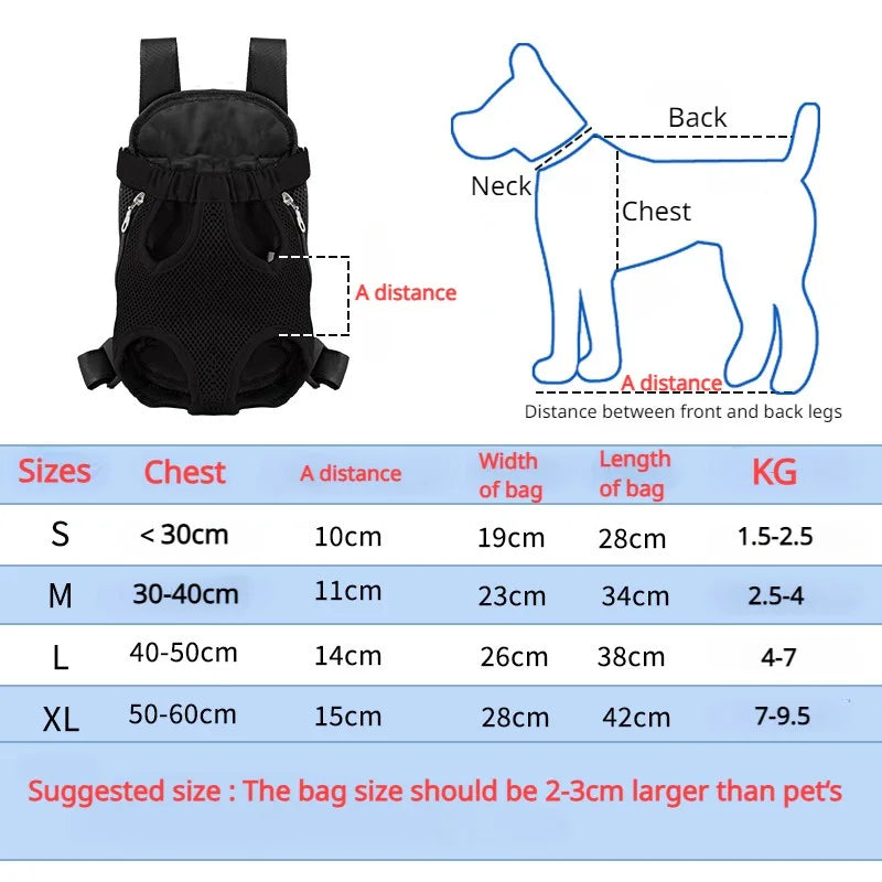 Zaino porta animali da viaggio traspirante per cani e gatti piccoli