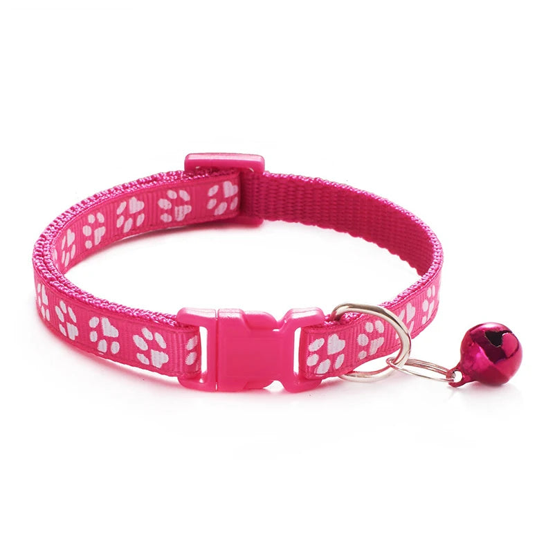 Collarlo per Gatti e Cani con Campanella, Multi-Colori, Corda