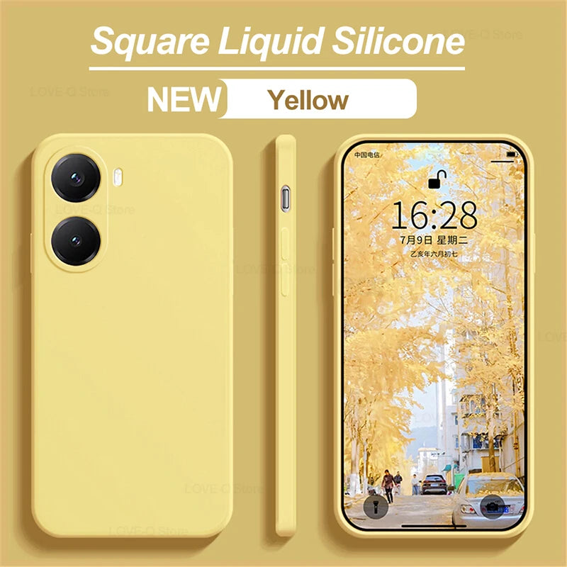 Cover Silicone Liquido Shockproof per Xiaomi Poco X7 X8 Pro Max