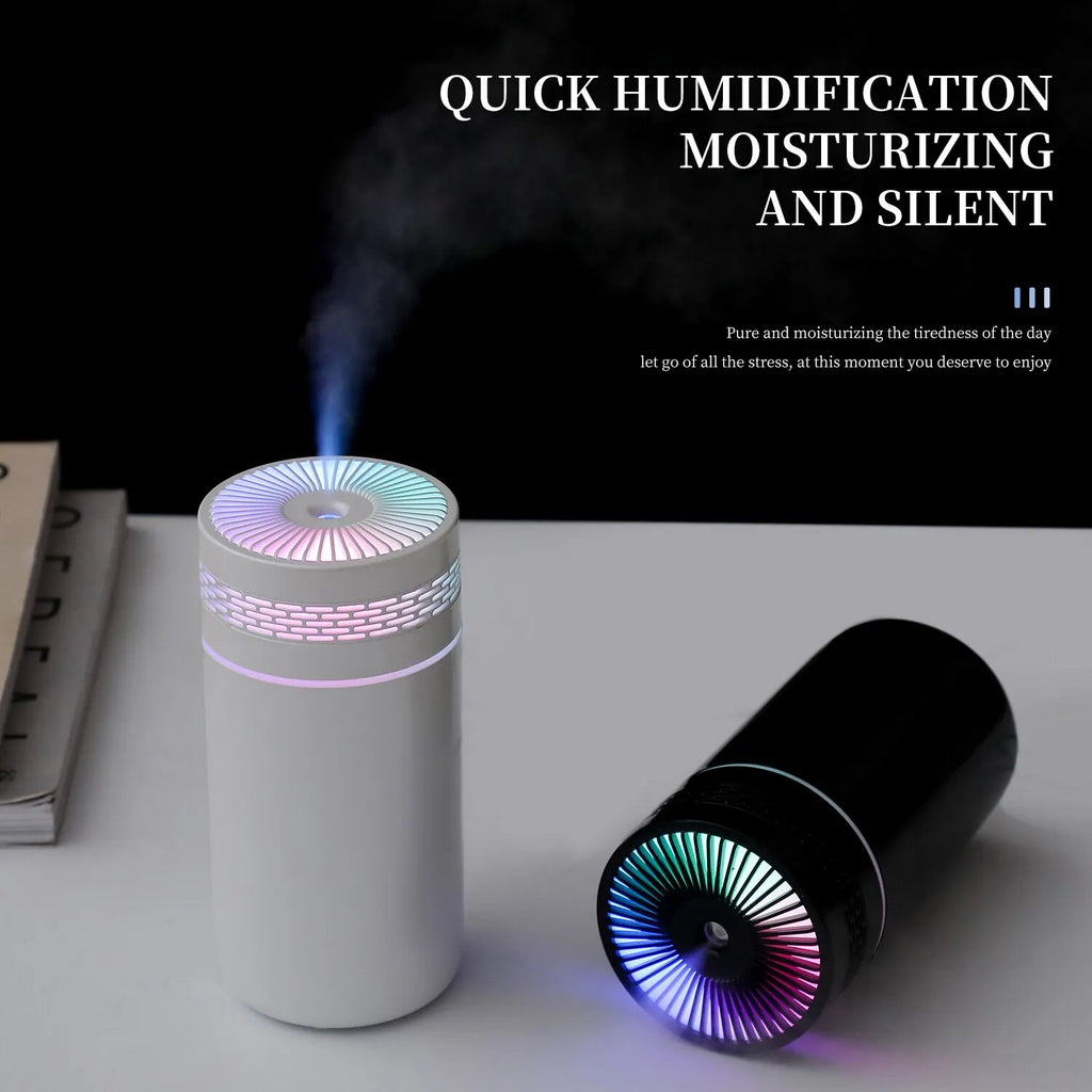 Umidificatore da auto portatile 250 ml con luce LED e aromaterapia USB