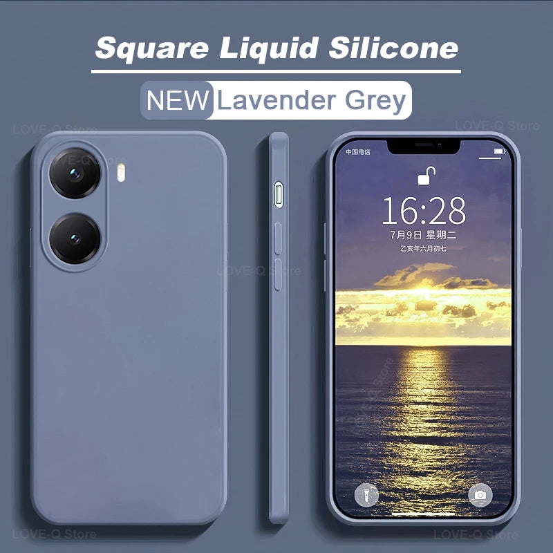 Cover Silicone Liquido Shockproof per Xiaomi Poco X7 X8 Pro Max