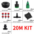 Kit irrigazione automatico con ugello regolabile e micro gocciolatori