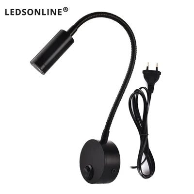 Lampada da Parete LED 3W per Lettura e Studio – Design Contemporaneo