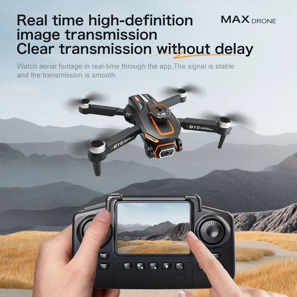 Mini Drone GT5 4K/8K con telecamera HD, motore brushless e evitamento ostacoli