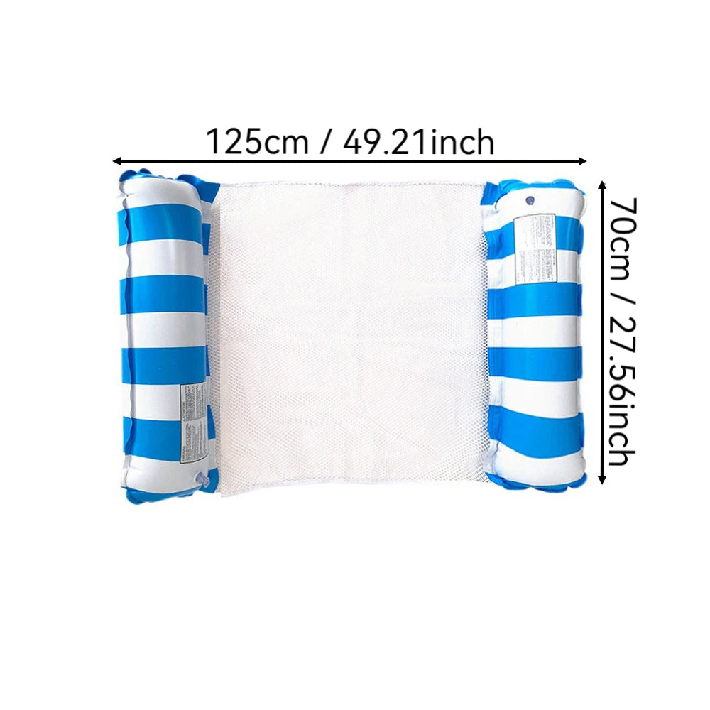 Matelas gonflable pliable pour piscine et mer – fauteuil flottant à…