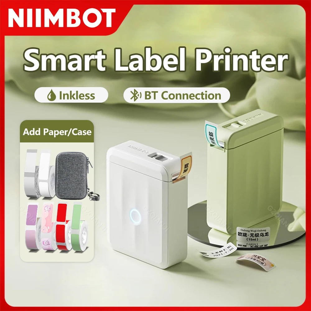 Etichettatrice Portatile Bluetooth Niimbot D110M, Stampante Termica Senza…