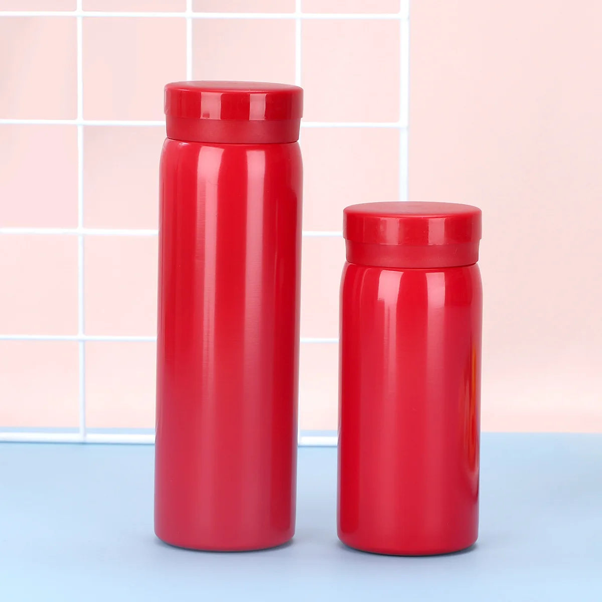 Bicchiere termico portatile 200/300 ml in acciaio inox – Mini tazza anti‑perdita