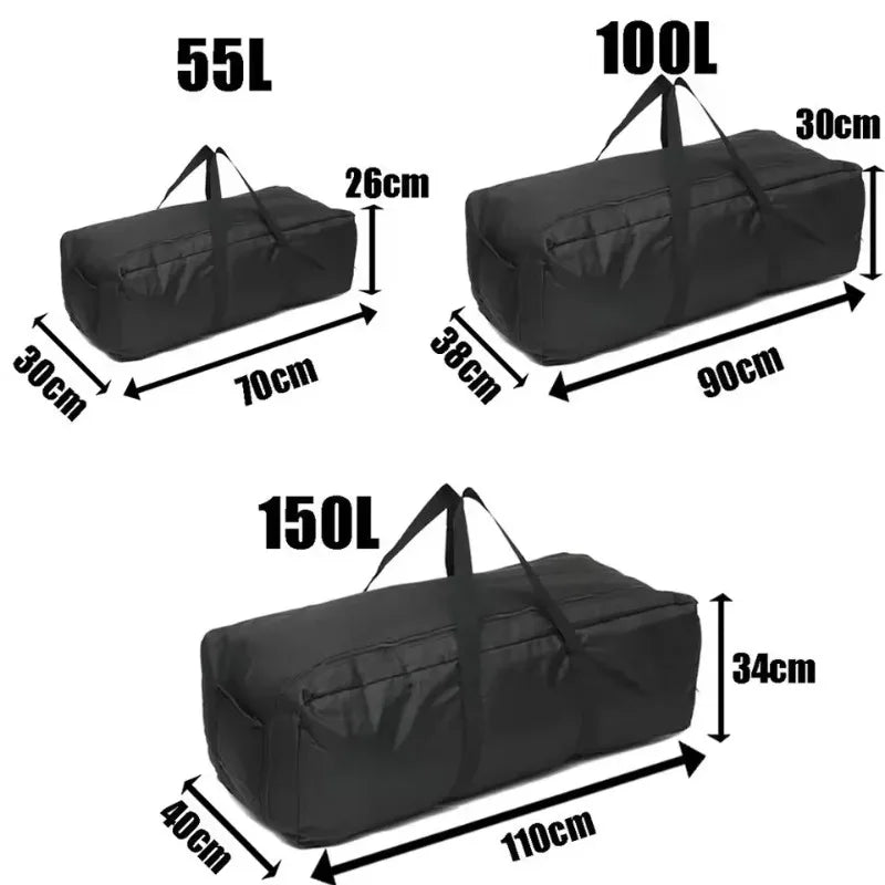 Borsa da viaggio pieghevole impermeabile 1680D Oxford 55‑150L
