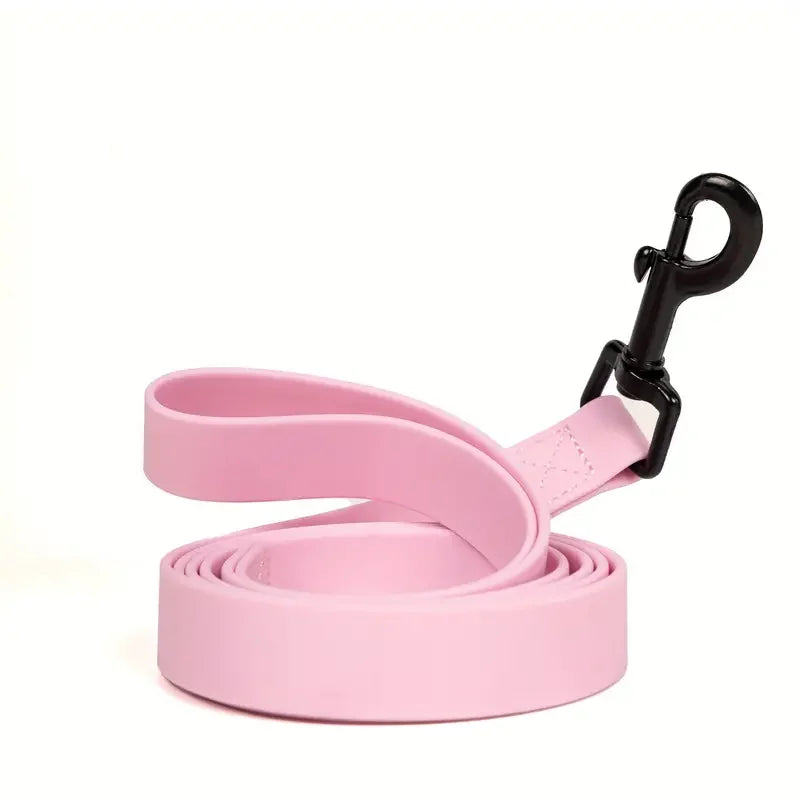 Waterproof PVC Dog Leash Bite Resistant Heavy Duty Training Lead 4FT Long Line for Small Medium Large Dogs,Stain & Odor Resistat