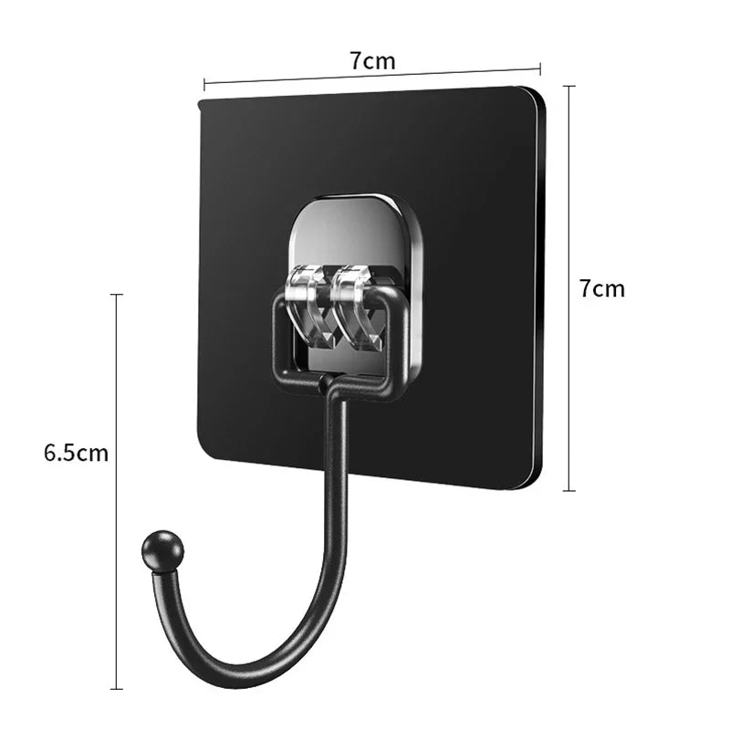 Ganci adesivi auto-adesivi senza foratura per cucina e bagno - 12 pezzi