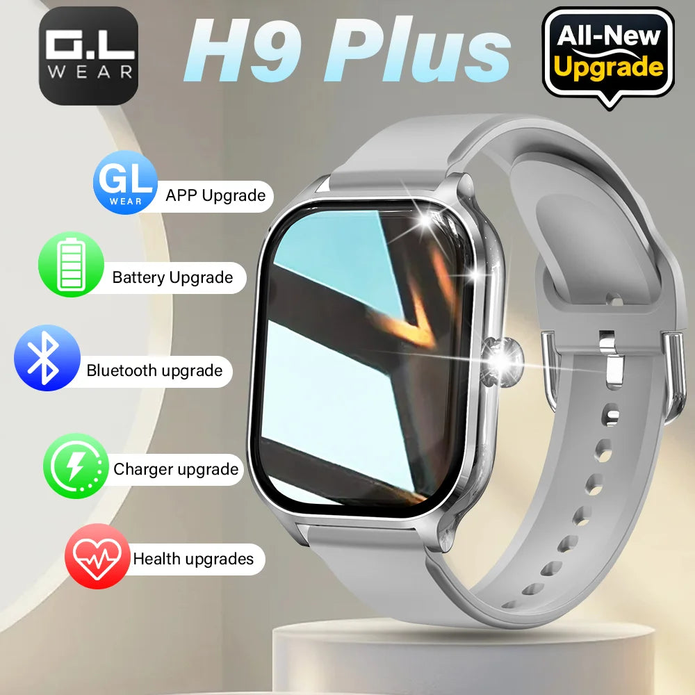 Smartwatch con display 2.01" e risposta chiamate – fitness e salute