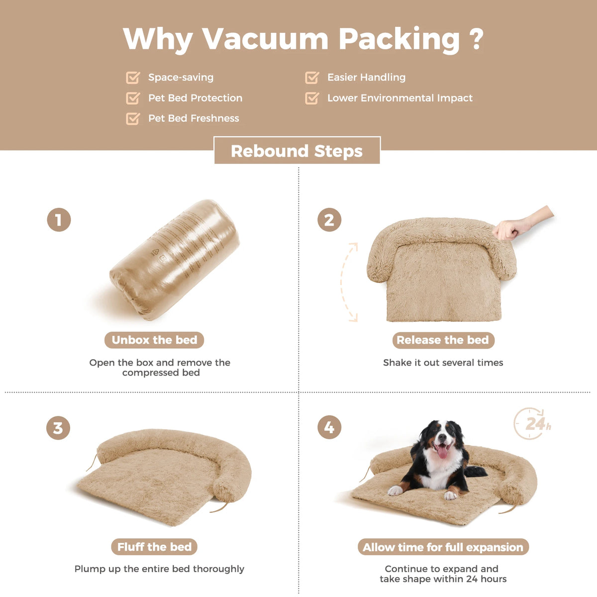 Cuccia Fluffy per Cani e Gatti - Letto Morbido Lavabile in Lavatrice