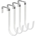 Ganci Porta Porta 4 Pezzi - Organizer Heavy Duty Antiscivolo Antigraffio