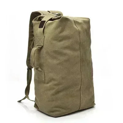 Large Capacity Travel Climbing Bag Tactical Backpack Women Bags Canvas Bucket Bag Shoulder Sports Bag Male