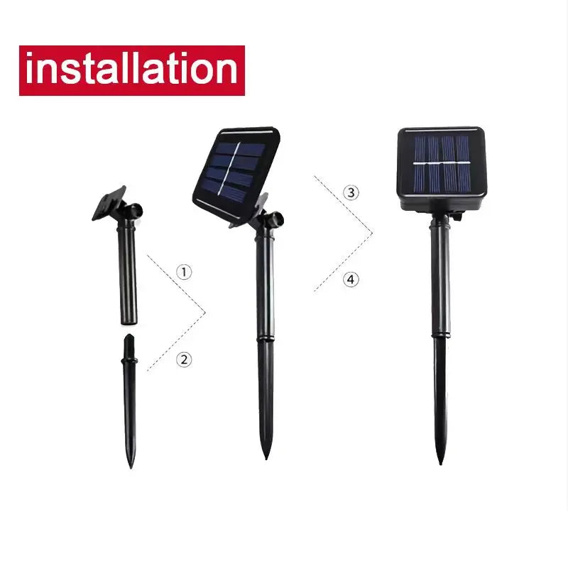 Filo LED Solare da Giardino, impermeabile, 32 m/22 m/12 m/7 m – luce natalizia
