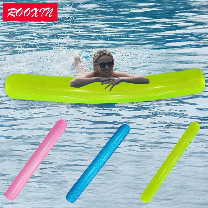 Rooxin Inflatable Swim Stick Pool Float Stick Swim Ring Tube Water Floating Ring Water Hammock Swimming Circle Pool Beach Float
