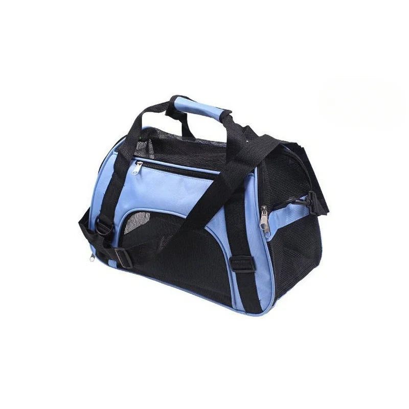Borsa trasportabile pieghevole per cani e gatti, rete traspirante con chiusura…