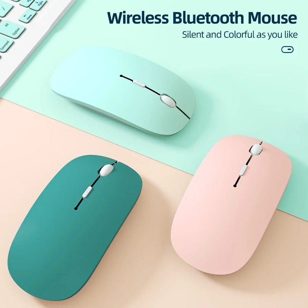 Mouse wireless Bluetooth silenzioso 1600 DPI, 4 tasti, compatibile laptop e…