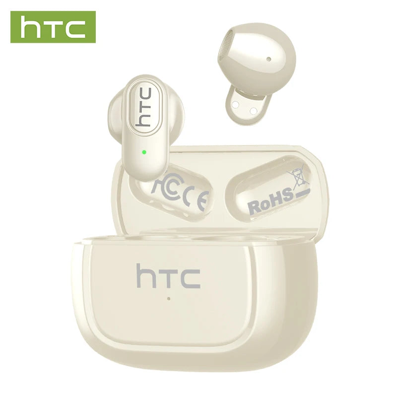 Auricolari Bluetooth TWS Mini con riduzione rumore, touch e ricarica wireless