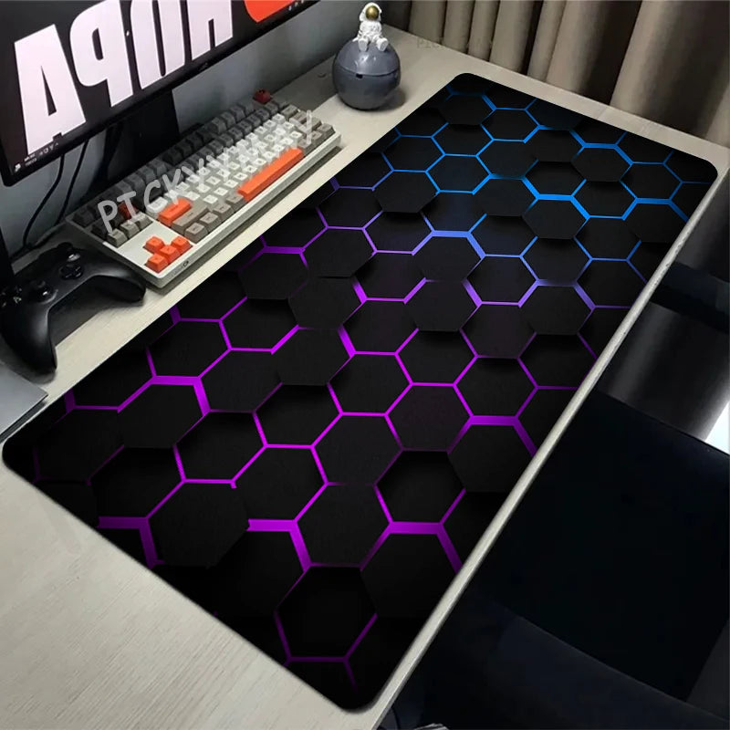 Tappetino per Mouse XXL da Scrivania Design Geometrico Minimal