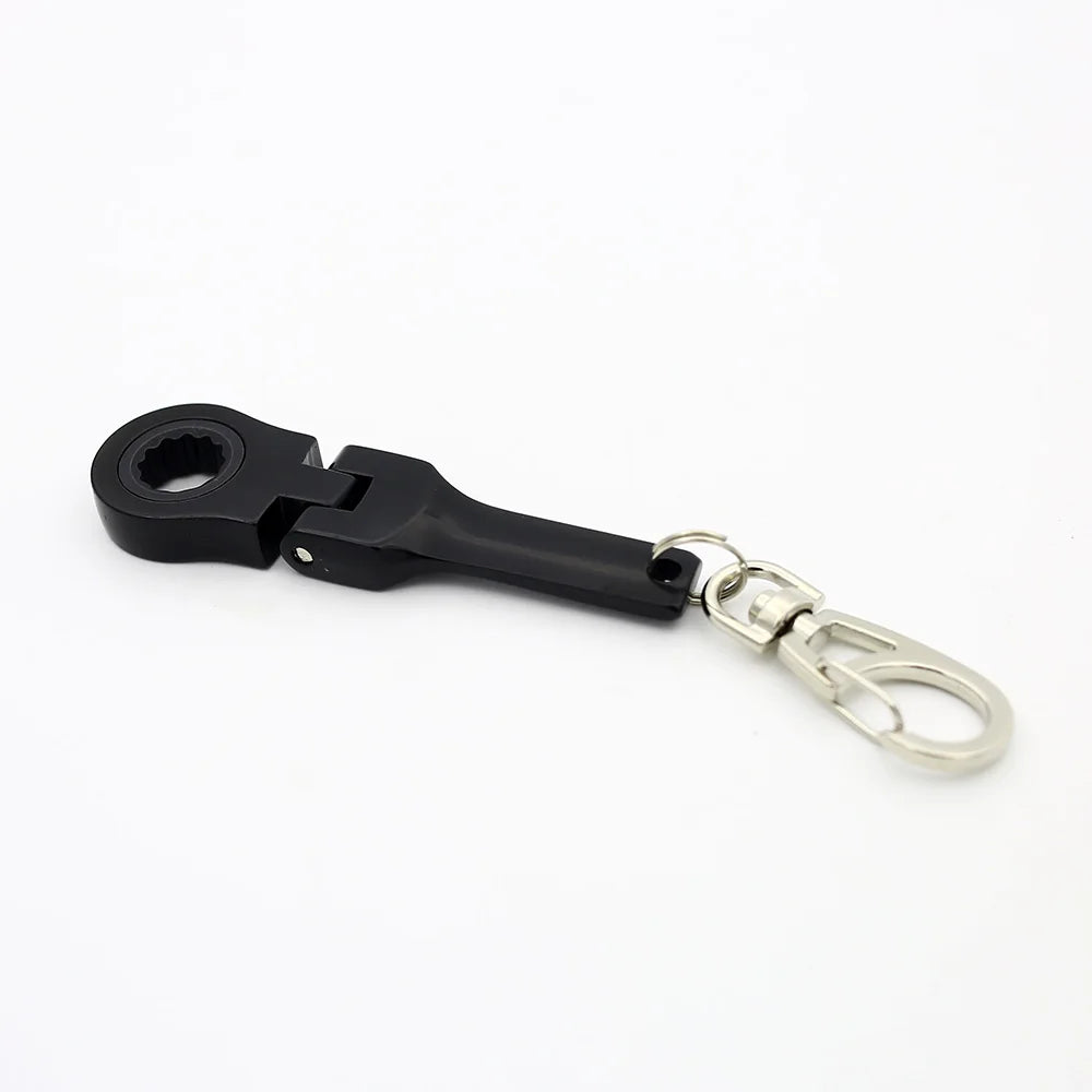Porte-clés Tuning JDM pour pièces auto, clé à cliquet 10 mm, anneau de porte-clés en métal