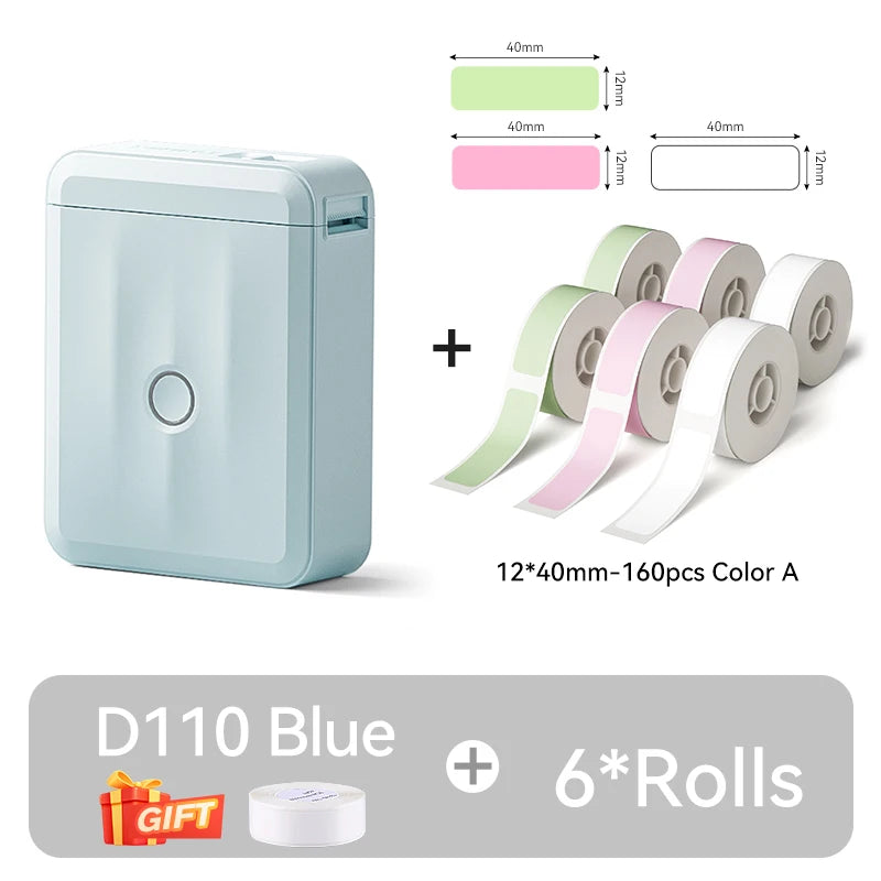 Stampante Etichette Termica Portatile Bluetooth Niimbot D110