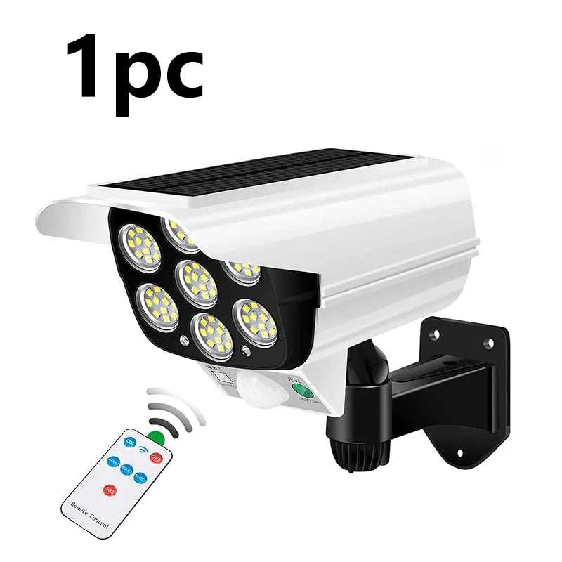 Luci Solari Sensori Movimento 2000 Lumen 77LED Wireless Sicurezza Esterna