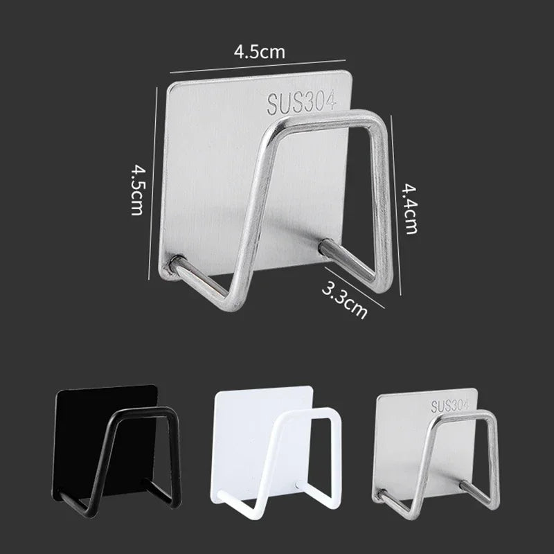 Portasponge adesivo in acciaio inox 304 – supporto per spugna e accessori