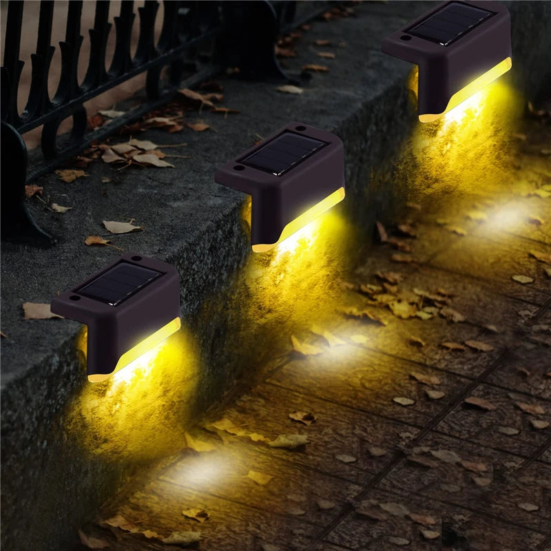 Set da 4‑32 Lampade LED Solari per Esterno – Gradini, Sentieri e Giardino, IP65