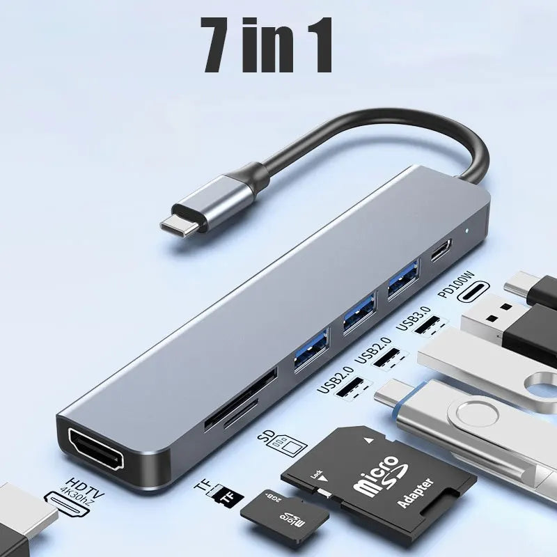 Hub USB‑C 5 porte con HDMI 4K e Power Delivery fino a 87 W