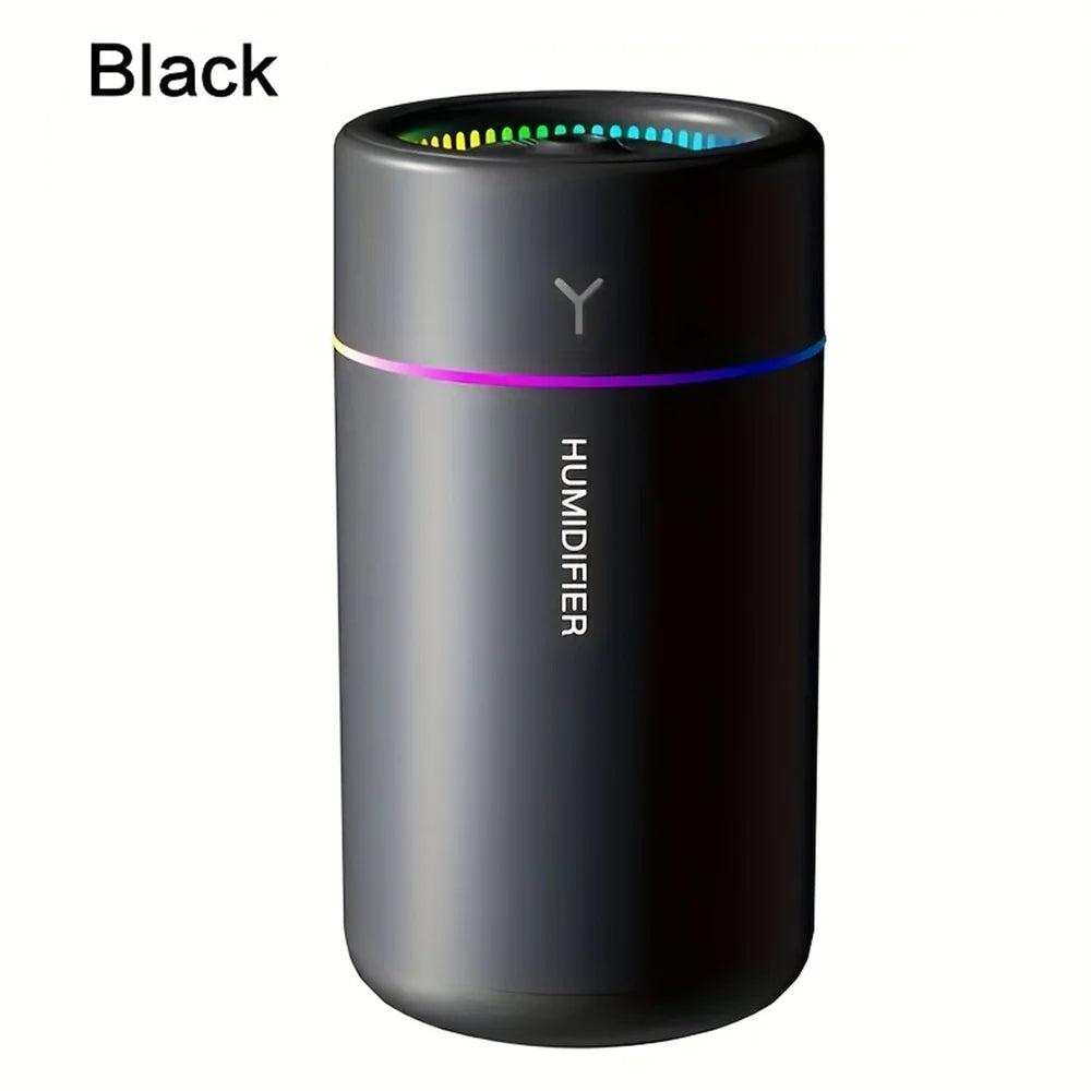 Umidificatore da Auto LED Colorato, Aromaterapia Silenziosa, Ultrasonico <1L